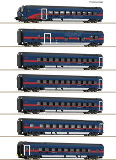 FLEISCHMANN 6270065 - 7ER SET NIGHTJET OEBB DCC