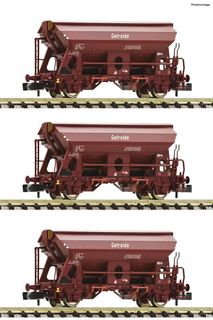 FLEISCHMANN 6660071 - 3ER SET SCHWENKDACHWAG. D