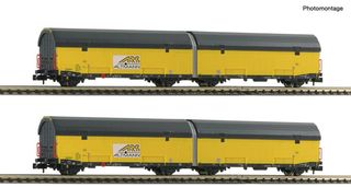 FLEISCHMANN 6660111 - 2ER SET AUTOTRANSPORTWAGE