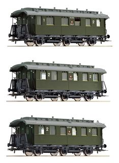 ROCO 6200059 - 3ER SET PERSZUG. PKP
