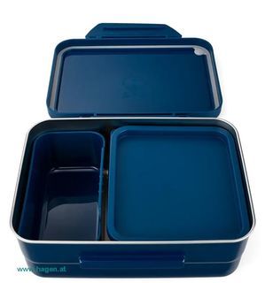 satch Edelstahl Lunchbox Blue