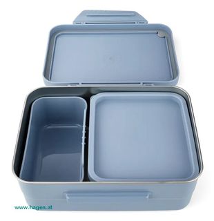 satch Edelstahl Lunchbox Nordic Light Blue