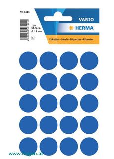 HERMA 1883-KL.-PC - HAFTETIK. D19MM         D