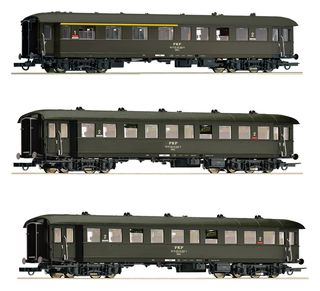 ROCO 6200058 - 3ER SET PERSZUG. PKP