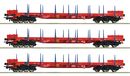 ROCO 6600219 - 3ER SET RUNGENWAGEN RS OB