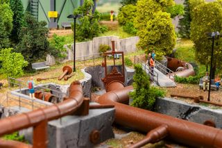 FALLER 180328 - GRO�ES ROHRLEITUNGS-SET