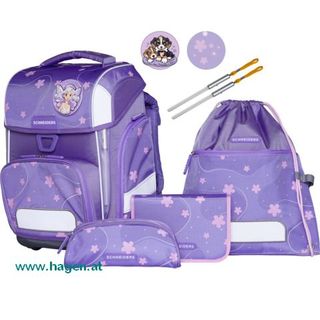 Schultaschenset Flowery lavender