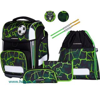 Schultaschenset Crash black