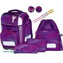 Schultaschenset Wavy Dots violet