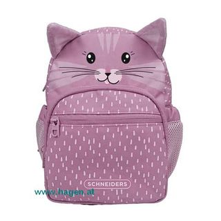 Kinderrucksack Mia Meow altrosa