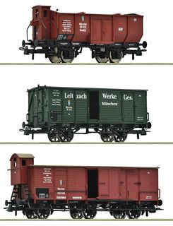 ROCO 6600223 - 3ER SET GUTERZUG KBAYSTB