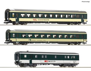 ROCO 6200212 - 3ER SET PERSONENWAGEN VO