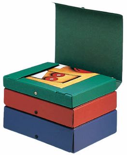 Heftbox f.A4 4cm blau