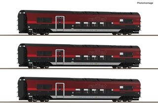 ROCO 6210179 - 3ER SET RAILJET OBB DCC+I
