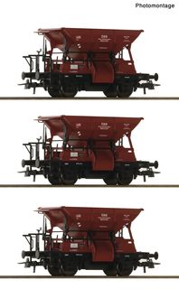 ROCO 6600283 - 3ER SET TALBOT SCHOTTERWA