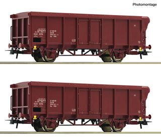 ROCO 6600280 - 2ER SET EX. ROLLDACHWAGEN
