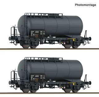 ROCO 6600245 - 2ER SET KESSELWAGEN ZS-W