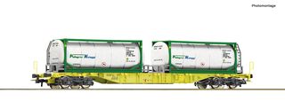 ROCO 6600279 - CONTAINERTRAGWAGEN GATX+P