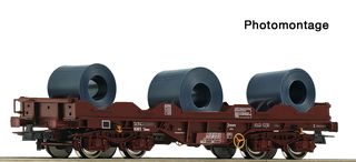 ROCO 6600198 - COILTRANSPORTWAGEN BRAUN