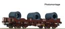 ROCO 6600198 - COILTRANSPORTWAGEN BRAUN