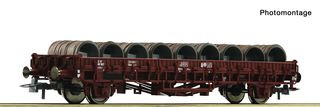 ROCO 6600300 - FLACHWAGEN SNCF + DRAHTRO