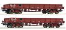 ROCO 6600224 - 2ER SET NIEDERBORDWAGEN S