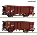 ROCO 6600251 - 2ER SET ROLLDACHWAGEN SNC