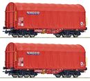 ROCO 6600226 - 2ER SET SCHIEBEPLANENWAGE