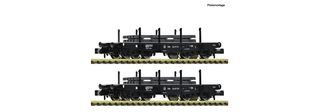 FLEISCHMANN 6660134 - 2ER SET SCHWERLASTWAGEN O