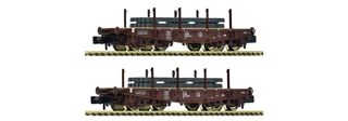 FLEISCHMANN 6660135 - 2ER SET SCHWERLASTWAGEN O