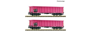 FLEISCHMANN 6660163 - 2ER SET OFFENE GUTERWAGEN