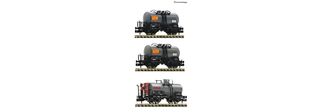 FLEISCHMANN 6660152 - 3ER SET KESSELWAGEN DR MI