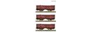 FLEISCHMANN 6660158 - 3ER SET OFFENE GUTERWAGEN