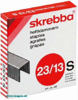 SKREBBA 452 00 - Heftklammer 23/8 zu1000St