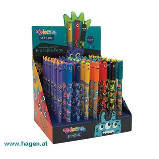 Gelschreiber Monster sortiert