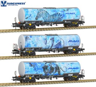 SUDEXPRESS S783902 - 3ER SET MAD KESSELWAGEN