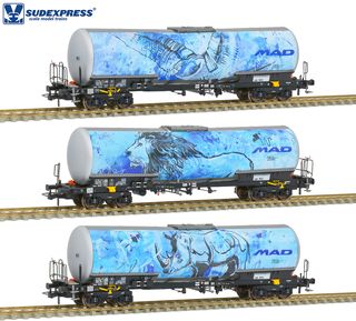 SUDEXPRESS S783904 - 3ER SET MAD KESSELWAGEN