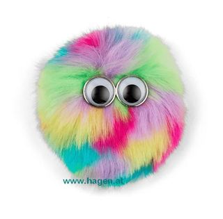 ergobag Flausch Klettie Pink-Gr�n