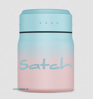 satch Thermobeh�lter Light Blue Graffiti