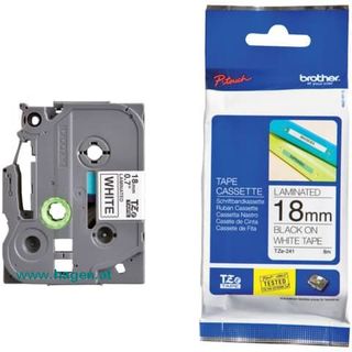 Schriftband wei�/schwarz