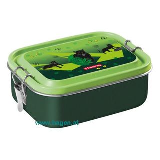 Jausenbox Black Cat - Edelstahl