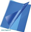 Hefth�lle A5 hoch PP blau