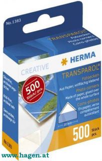 Fotoecken 21x19mm - HERMA 1383 ZU 500STK.