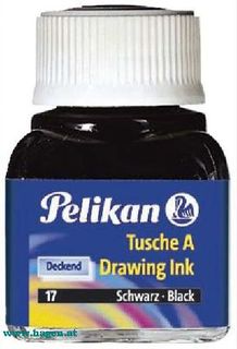 Tusche 10ml schwarz - Pelikan