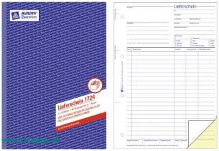 Lieferscheinbuch A4h 2x40Bl - AVERY ZWECKFORM 1724 selbstd.