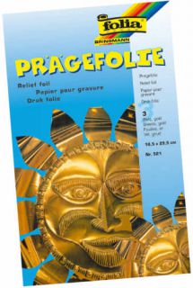 Prgefolie Mappe gold - FOLIA 19.30 cm