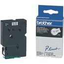 SCHRIFTBAND  WEI/SW - BROTHER TC201 12MM/7,7M