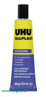 Spezialkleber Allplast U67 transp.