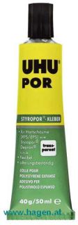 Spezialkleber Por U73 farblos - UHU 45900 40G