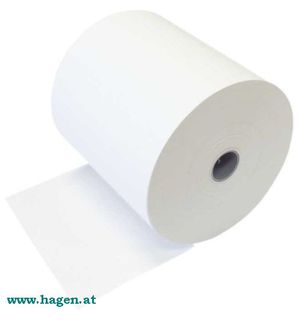 Thermorolle 80-80-12mm - wei per Rolle